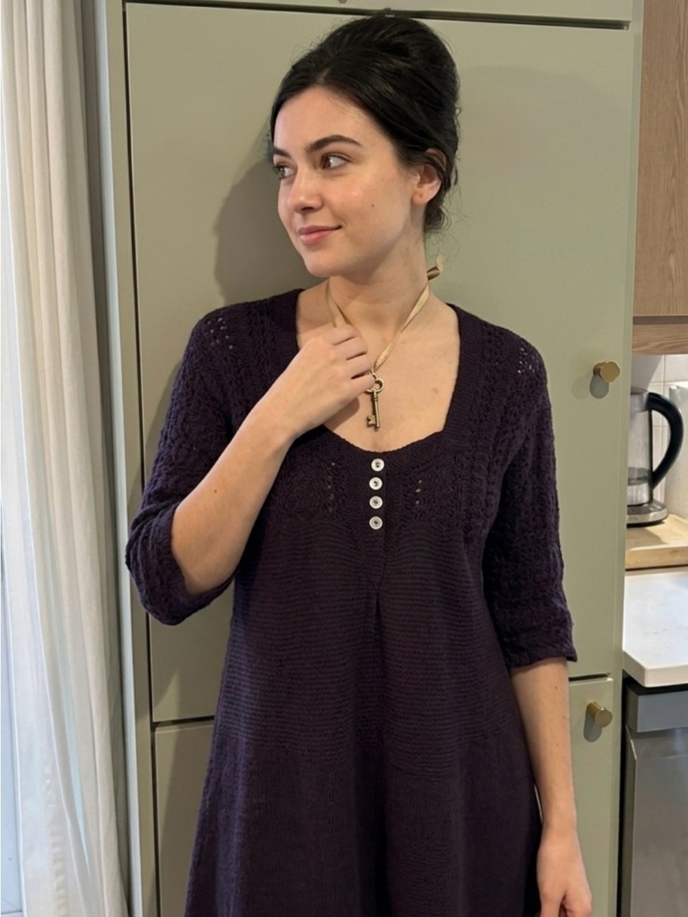 Jane Mayle Superfine Alpaca Knit Dress -